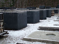 Plac produkacja szamb betonowych Międzyrzecz